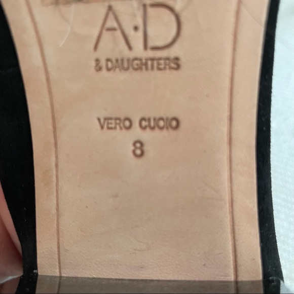 AD & Daughters Calf Hair Floral Loafers Floral 8 - Picture 9 of 9